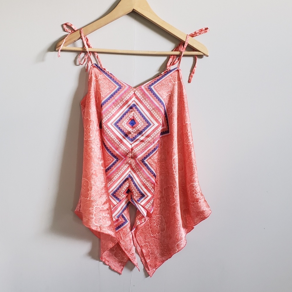 Love Fire Flowy Tank